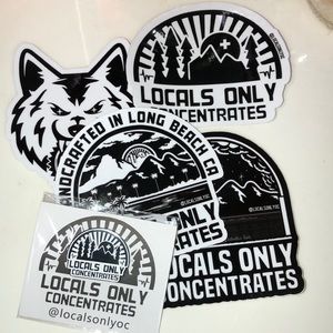 *Special Edition*Bundle~Locals Only Stickers & Pin